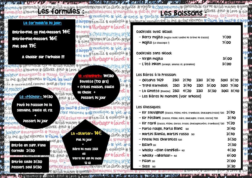 Resto Chez Meumeu - Menu Image 2